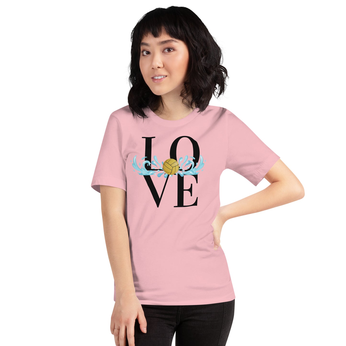 LOVE Waterpolo with a Big Splash - Unisex Soft T-shirt - Bella Canvas 3001