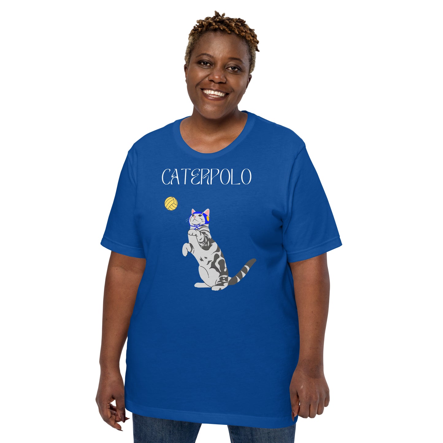 Caterpolo, if cats played waterpolo - Unisex Soft T-shirt - Bella Canvas 3001