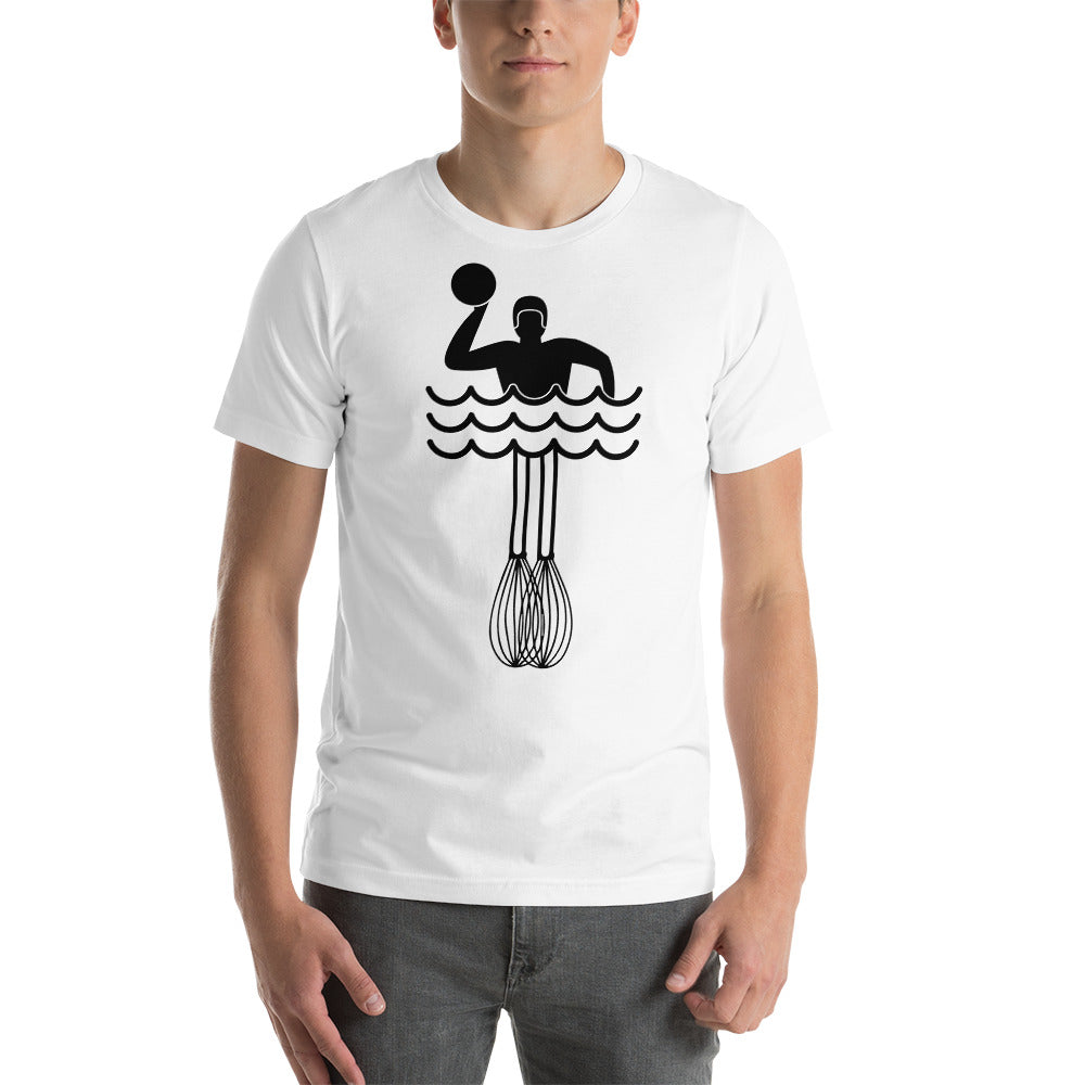 Egg Beatering Male Silhouette - Unisex Soft T-shirt - Bella Canvas 3001
