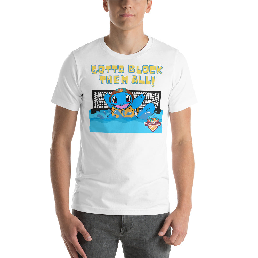 Gotta Block Them All! Moonlight Beach WPC cap - Unisex Soft T-shirt - Bella Canvas 3001
