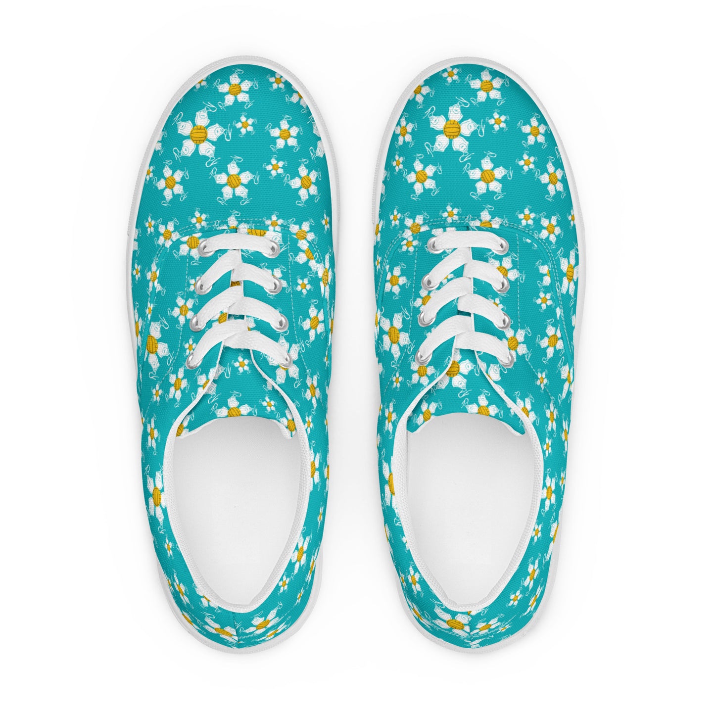 Water Polo Floral Women’s lace-up canvas shoes