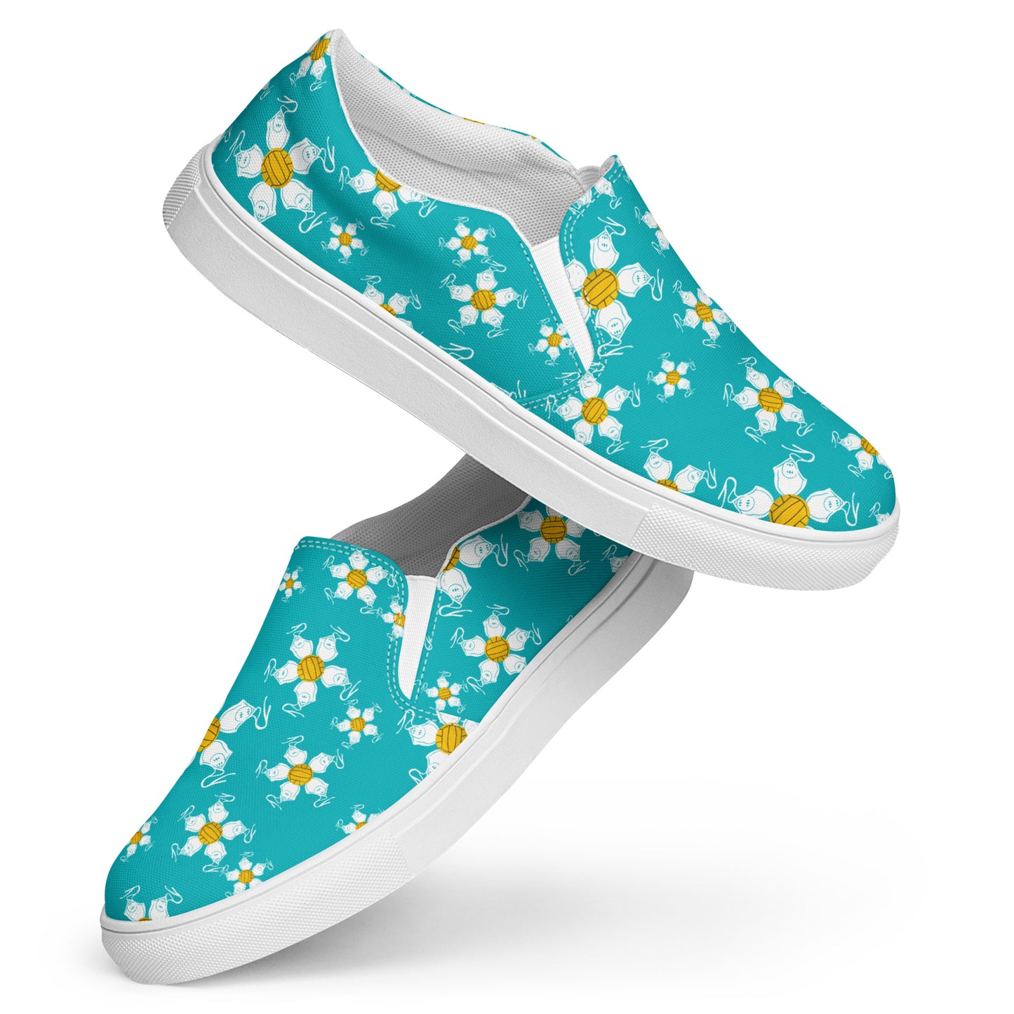 Water Polo Floral Women’s slip-on canvas shoes