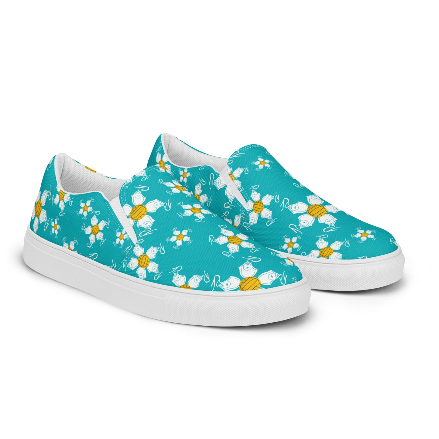 Water Polo Floral Women’s slip-on canvas shoes